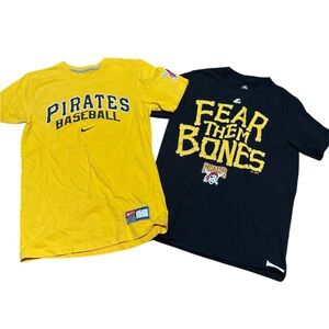 Two Pittsburgh pirates t-shirts